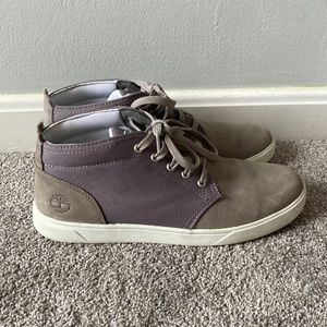 Mens Timberland Gray Groveton Chukka Boot (No Box)